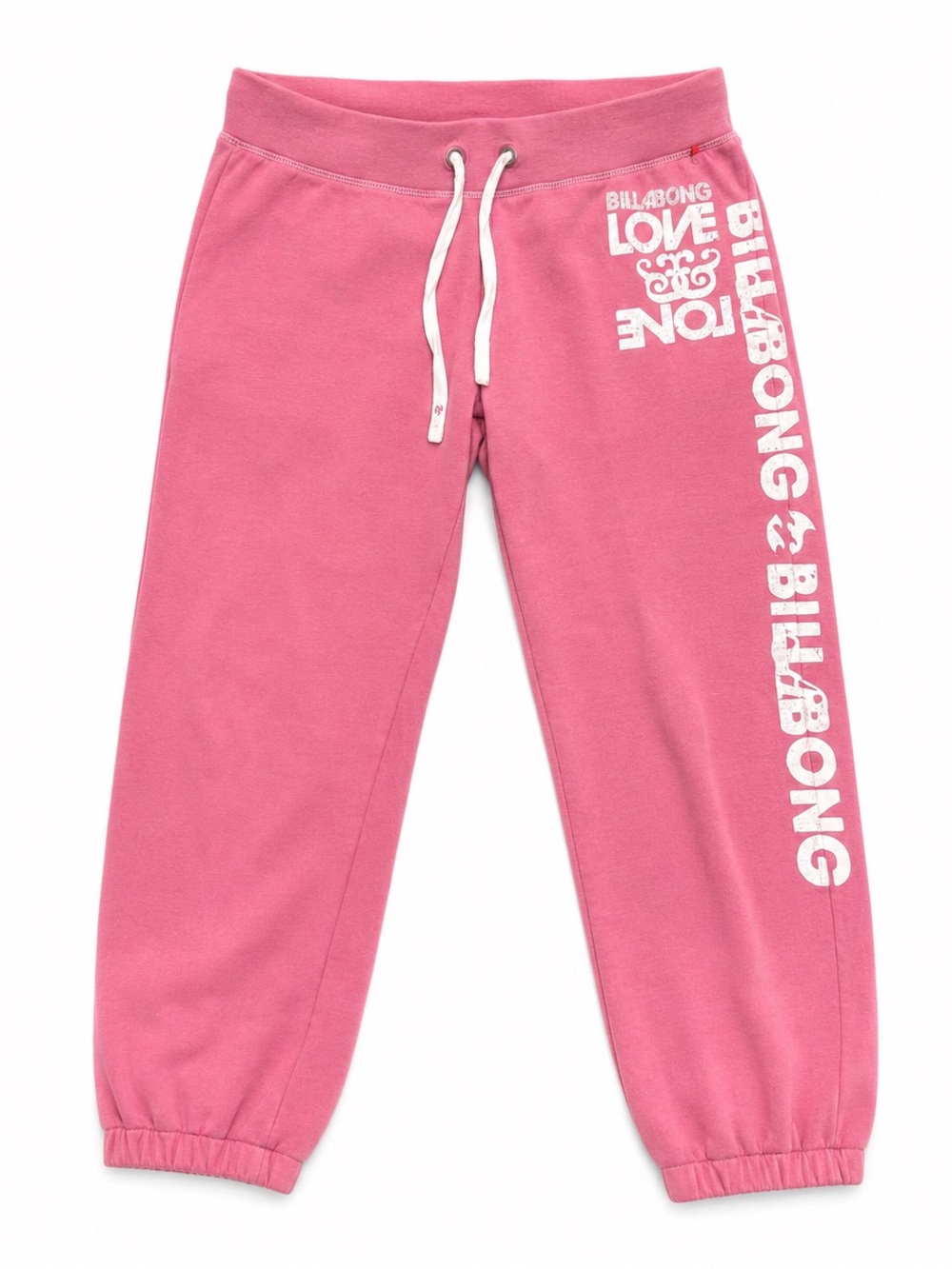 Billabong Pink Logo Joggers with Side Script